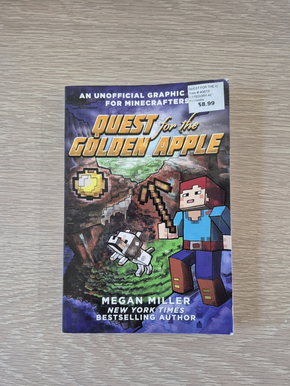 Megan Miller Quest for the Golden Apple Paperback - Purple